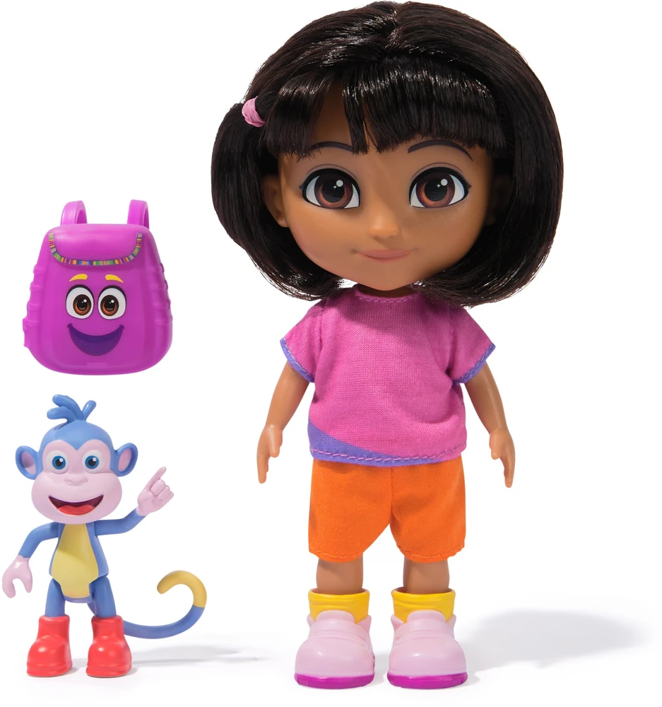 Spin Master DORA TYRINĖTOJĖ lėlė Kasdieninė paprasta Dora 15 cm