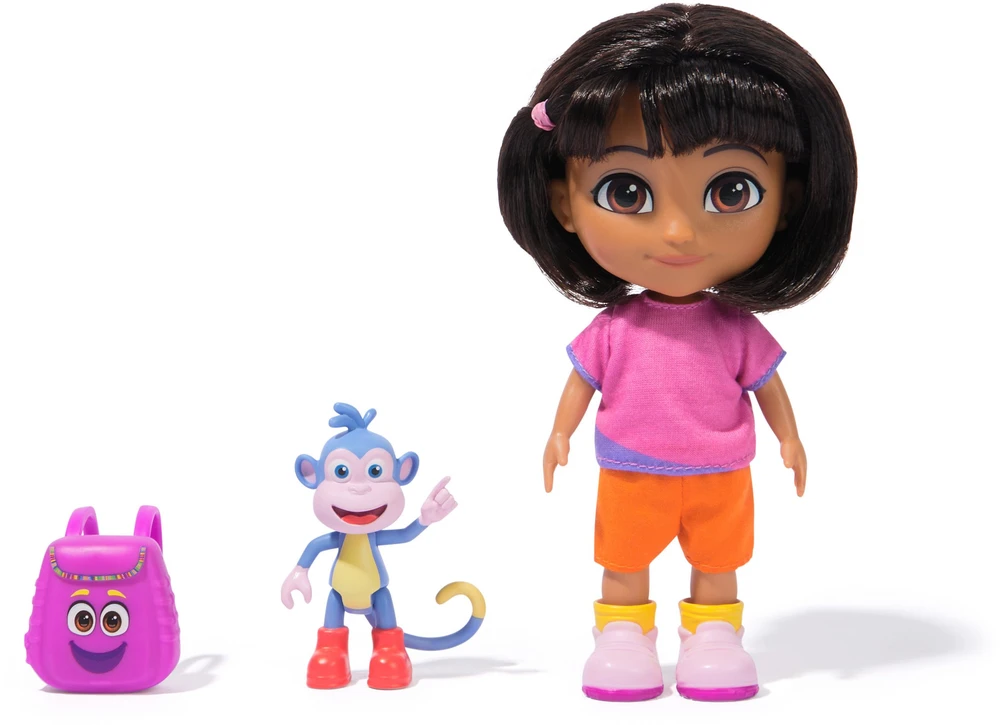 Spin Master DORA TYRINĖTOJĖ lėlė Kasdieninė paprasta Dora 15 cm