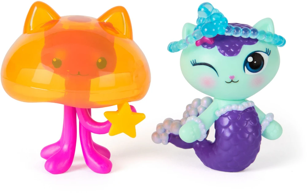 Spin Master Žaislas - Sukimo meistro Gabby lėlių namelis MerCat ir Kitty Jellyfish