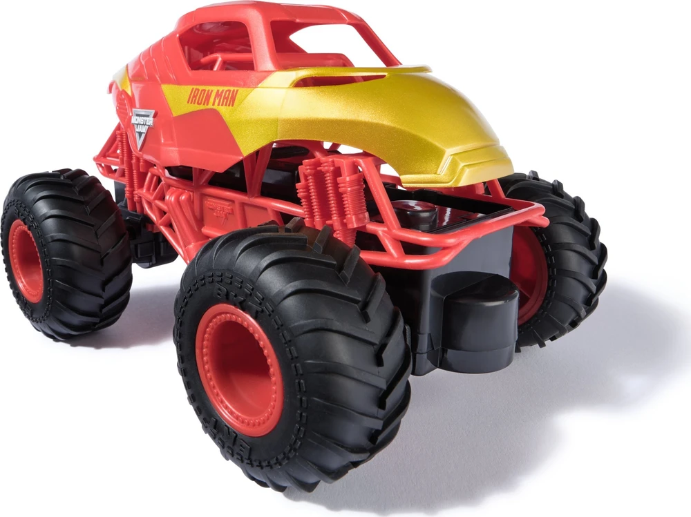 Spin Master Valdoma žaislinė mašinėlė MARVEL Monster Jam 1:24 RC Iron Man