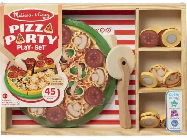 MELISSA & DOUG žaidimų rinkinys Picos vakarėlis