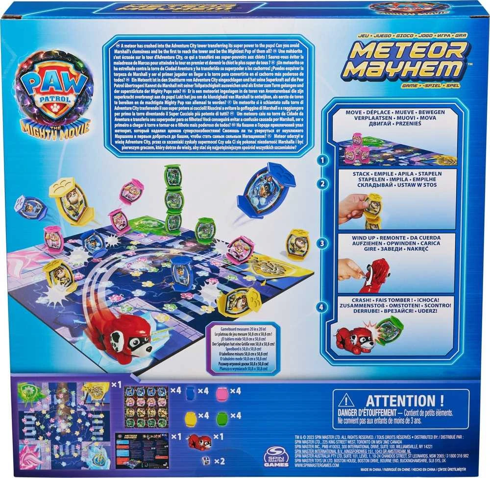 Spin Master „Gra Psi Patrol“ – meteorų chaoso žaidimas