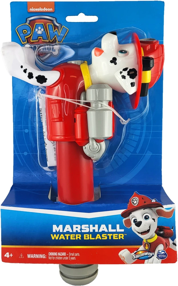 Paw Patrol vandens pistoletas Vandens paleidiklis Vandens siurblys Marshall Spin Master