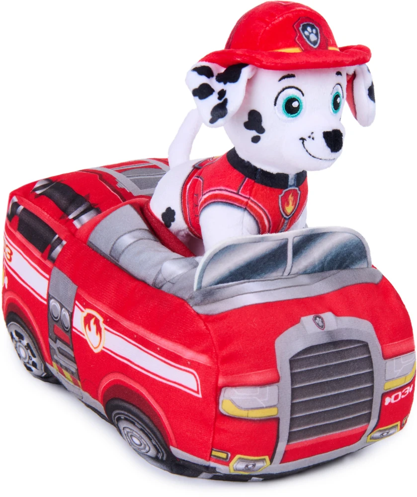Spin Master Paw Patrol - 2 viename pliušinis automobilis su Maršalo figūrėle 15 cm (6075429)