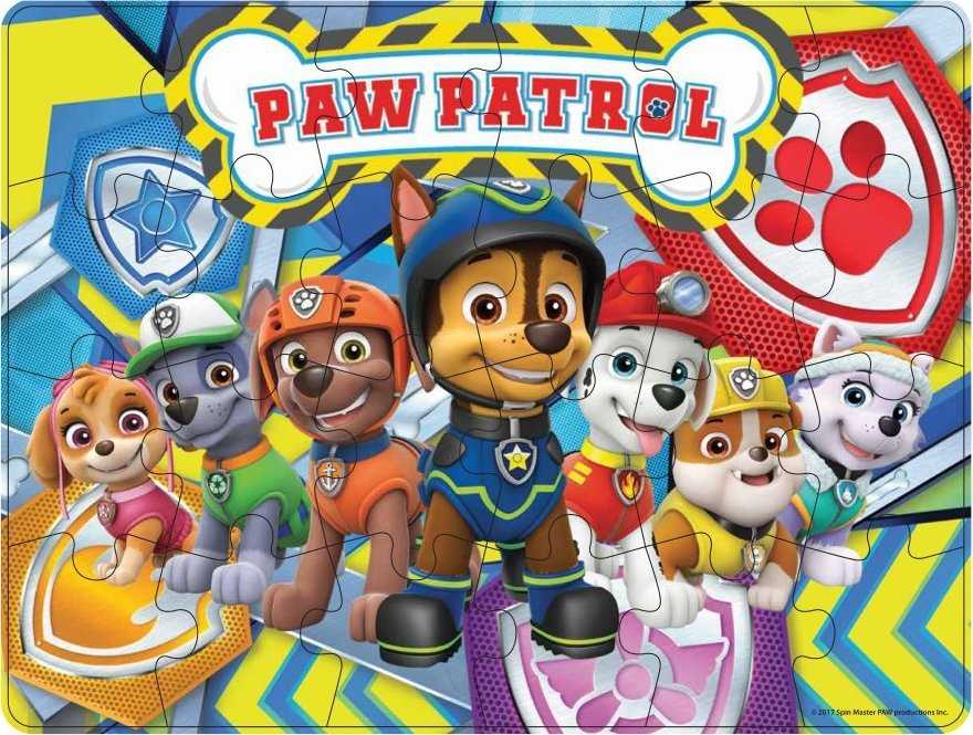 Dėlionė Spin Master *****SPIN Psi Patrol puzzle drewniane 4w1 6040049