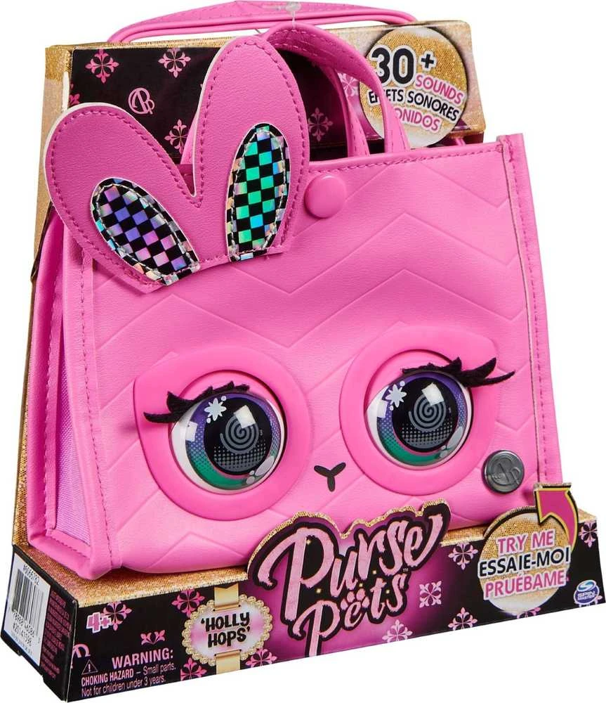 PURSE PETS Didelė interaktyvi rankinė „Triušiukas“
