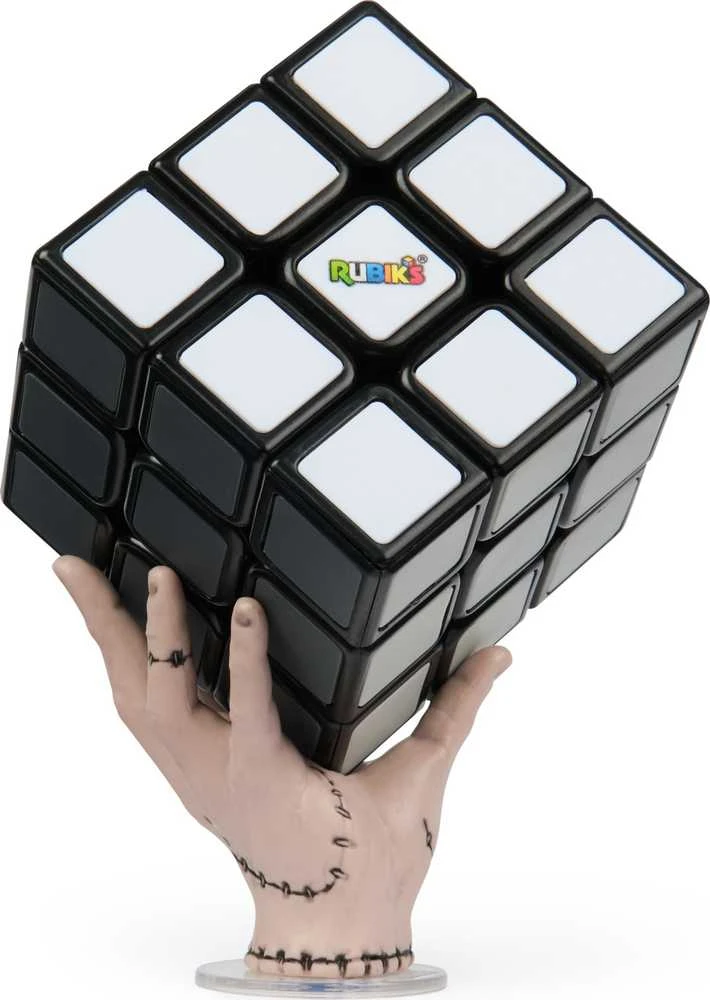 Spin Master Cube Originalus Rubiko kubas Trečiadienis 3x3 + Ponas Rankų stovas