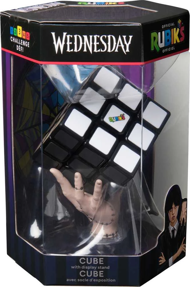Spin Master Cube Originalus Rubiko kubas Trečiadienis 3x3 + Ponas Rankų stovas