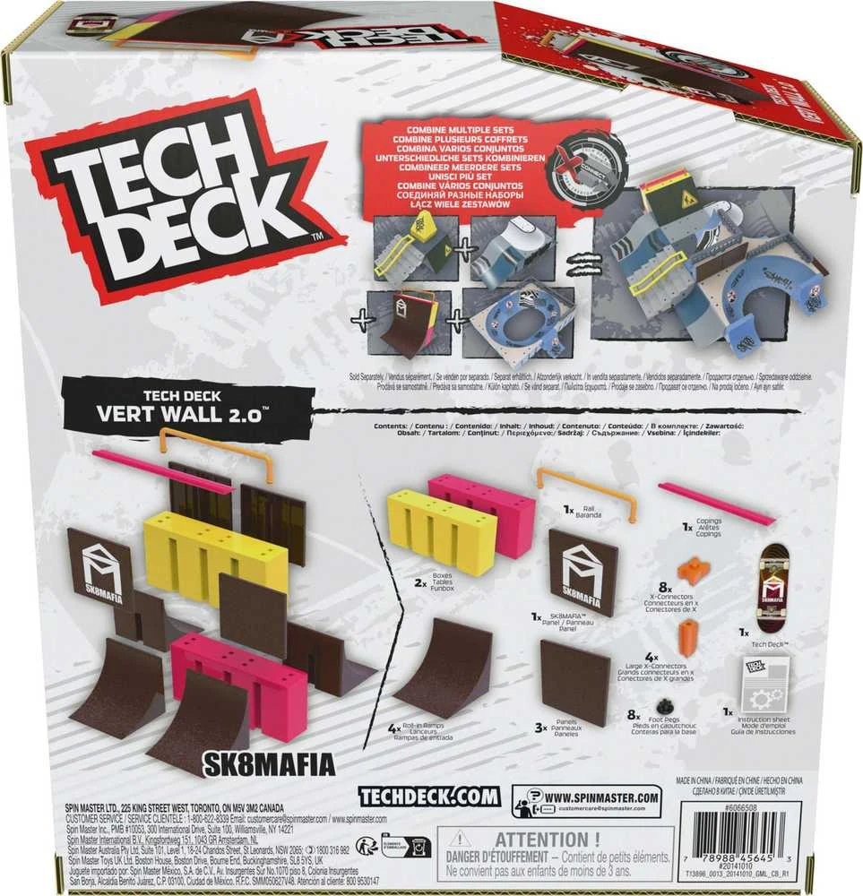 Spin Master Tech Deck X-Connect Sk8Mafia Vert Wall