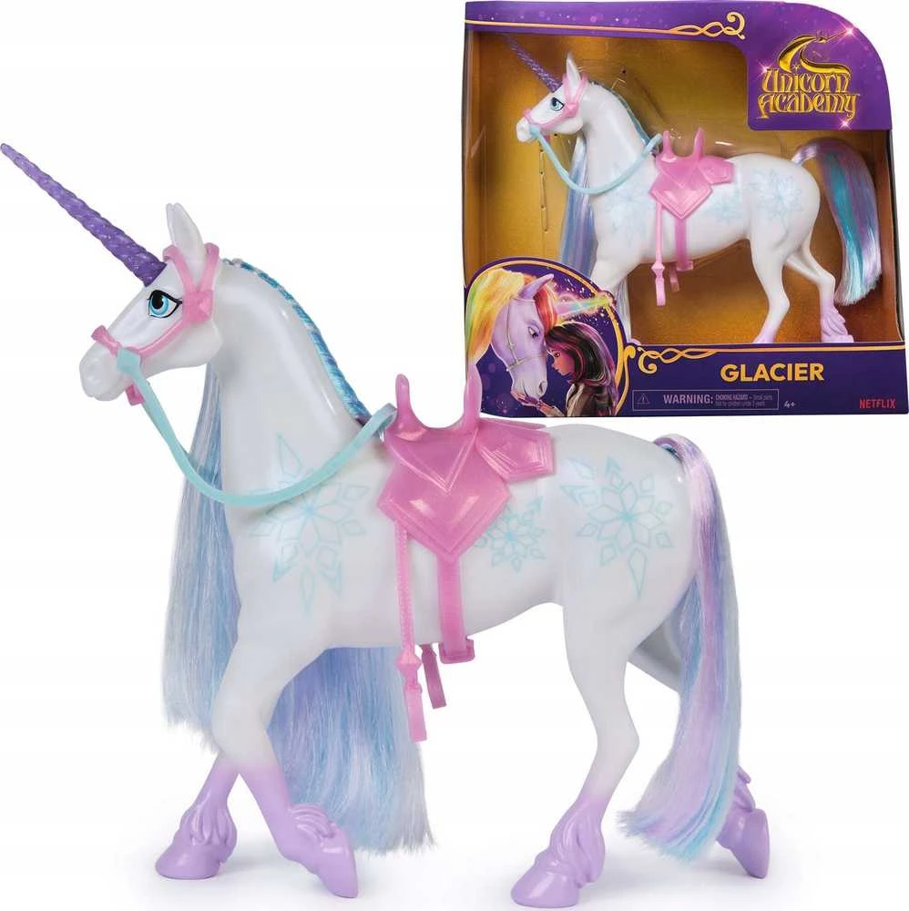 Spin Master Unicorn Academy Rinkinys figurka Vienaragis Glacier 27 cm