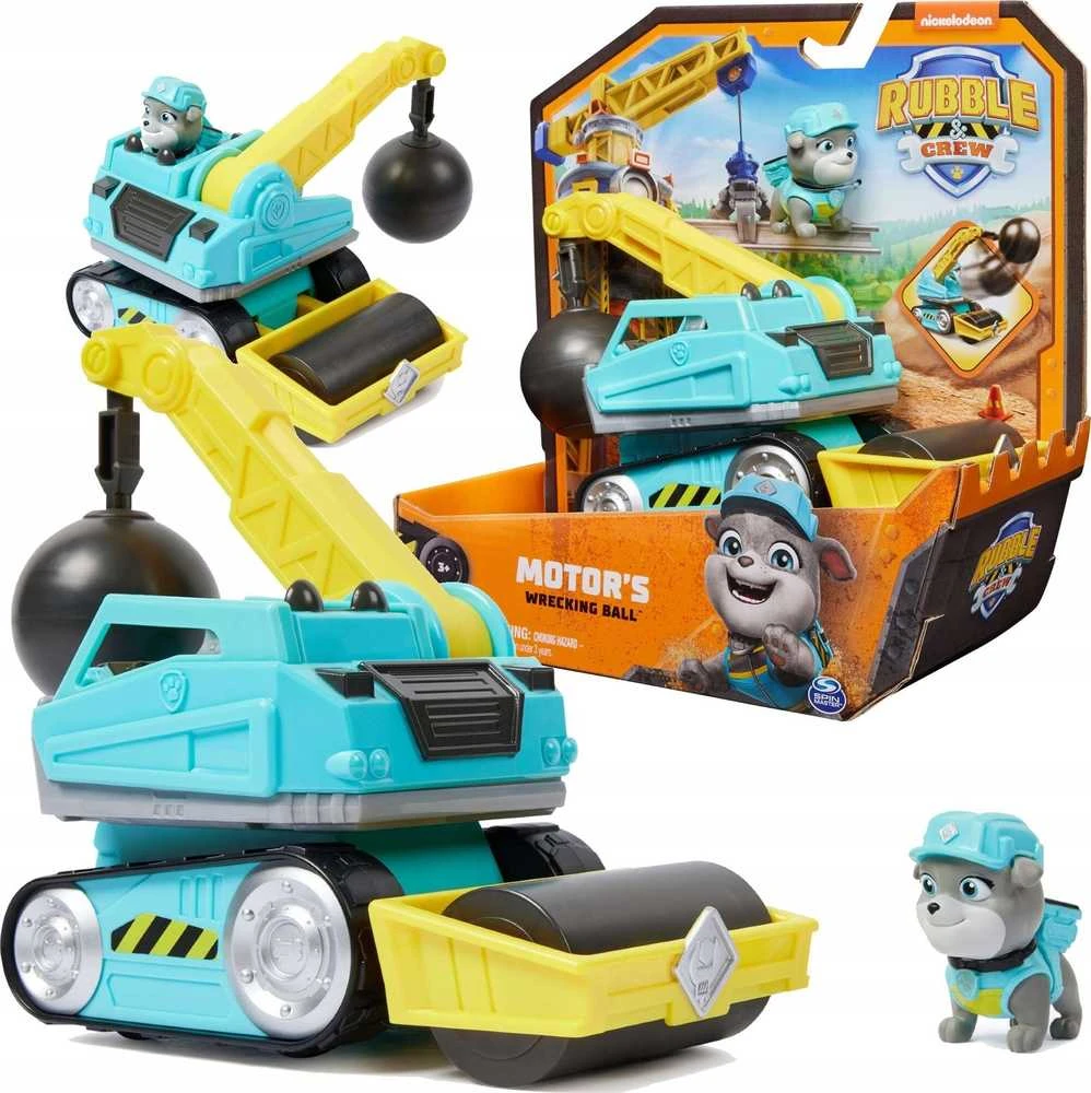 Žaislinė mašinėlė Spin Master Paw Patrol Rubble & Crew 6069659