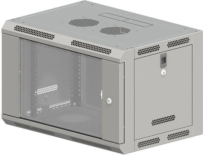 Alantec SW-6U-600-600-N-DSJ-OP-RP-B-S Prie sienos montuojama spintelė 19" 6U 600x600
