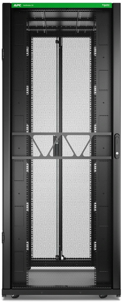 APC NetShelter SX Server Rack Gen 2 42U 1991A x 800P x 1200G mm su šoninėmis sienelėmis, juoda