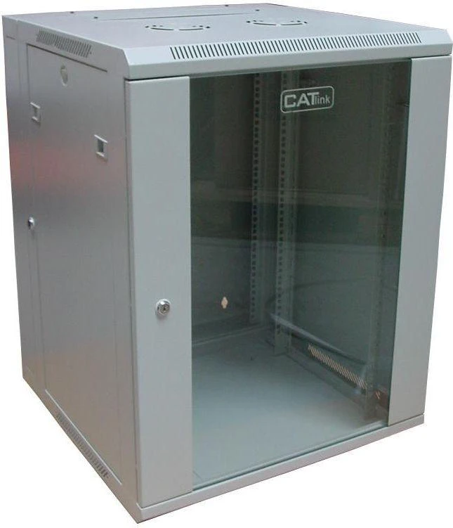 Digitus Professional Assmann Electronic DIGITUS DN-WD19 15U/600 Sieninė spintelė 15U dvisekcija 600x6000mm pilkas RAL 7035
