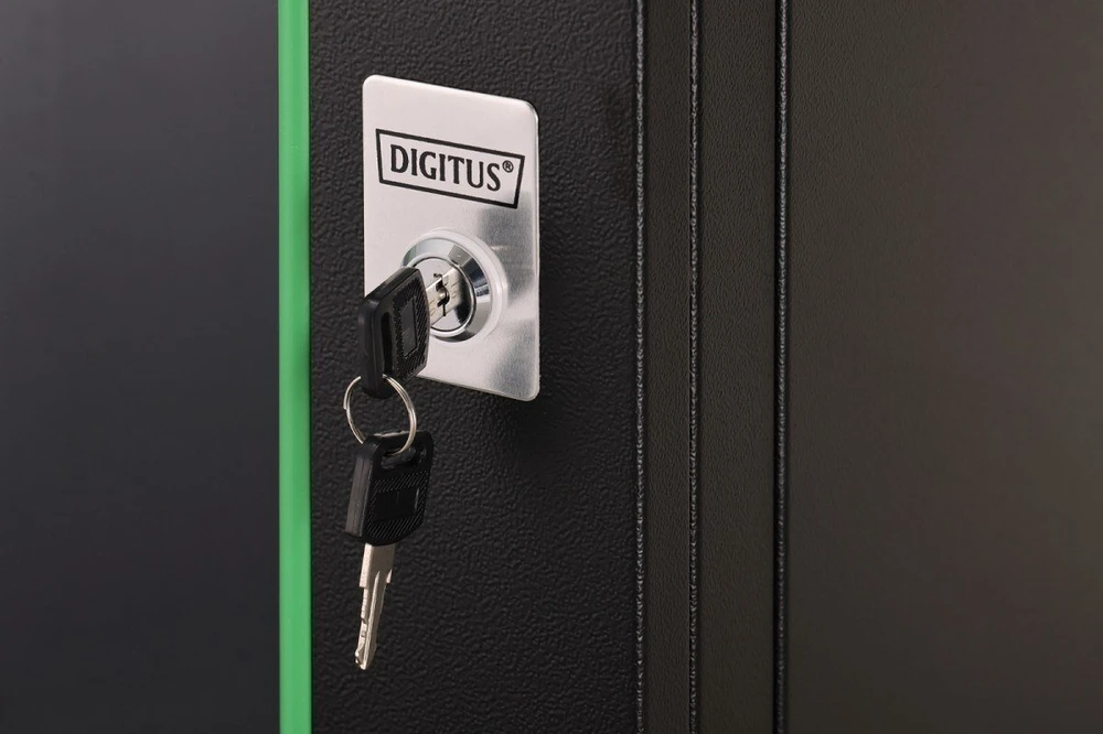 Digitus DN-37115 lentyna 16U Sieninis stovas Juoda