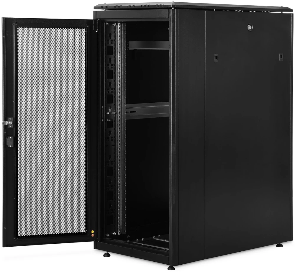 Spinta DIGITUS 26HE szafa serwerowa Unique Server-N 1342x600x1000 szklana