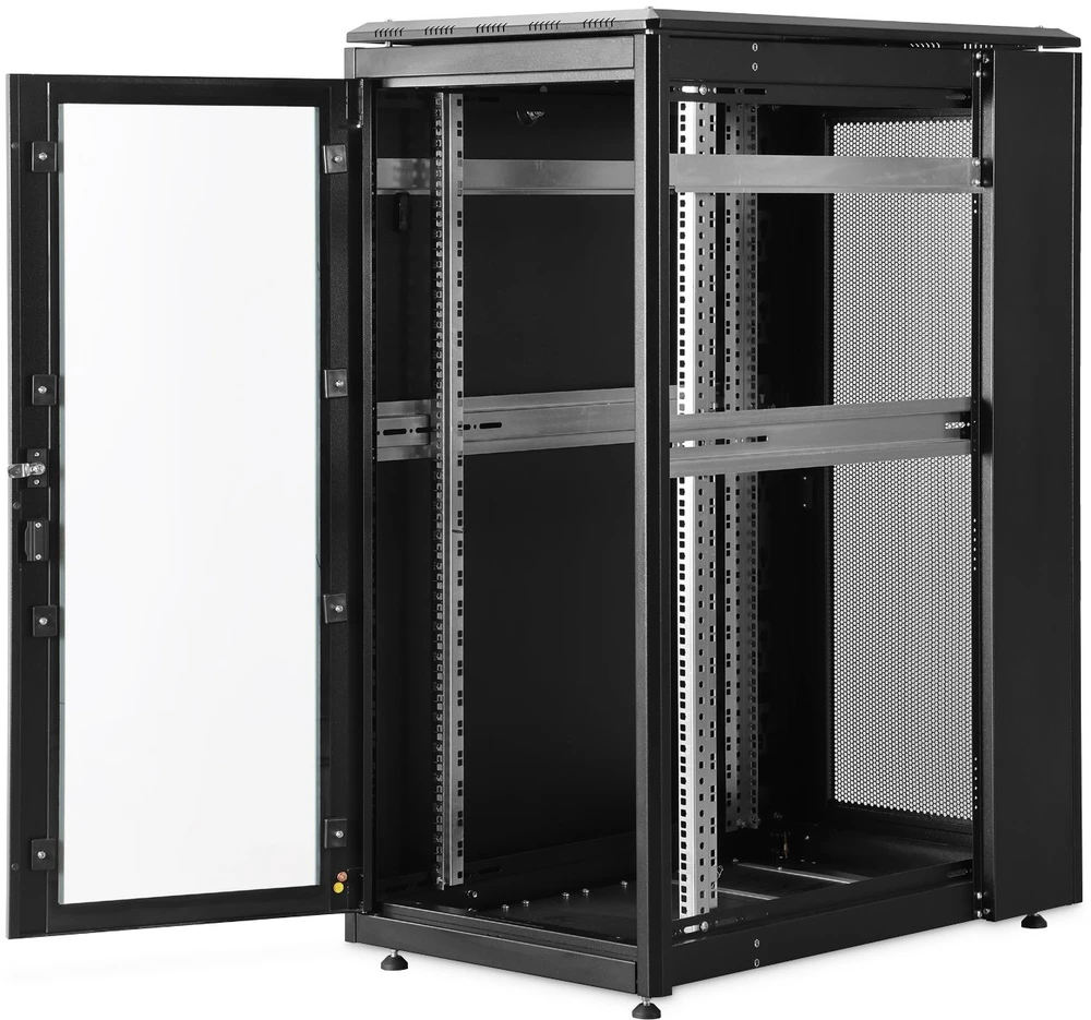 Spinta DIGITUS 26HE szafa serwerowa Unique Server-N 1342x600x1000 szklana