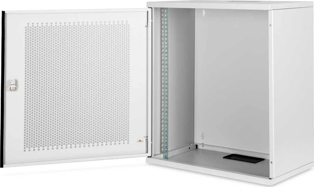 Spinta Digitus Rack 12HE SOHO wall pilkas perfor