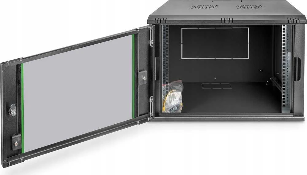 Assmann Electronic Digitus Wall Mounting Cabinet | DN-19 09-U-EC-SW | Juodas