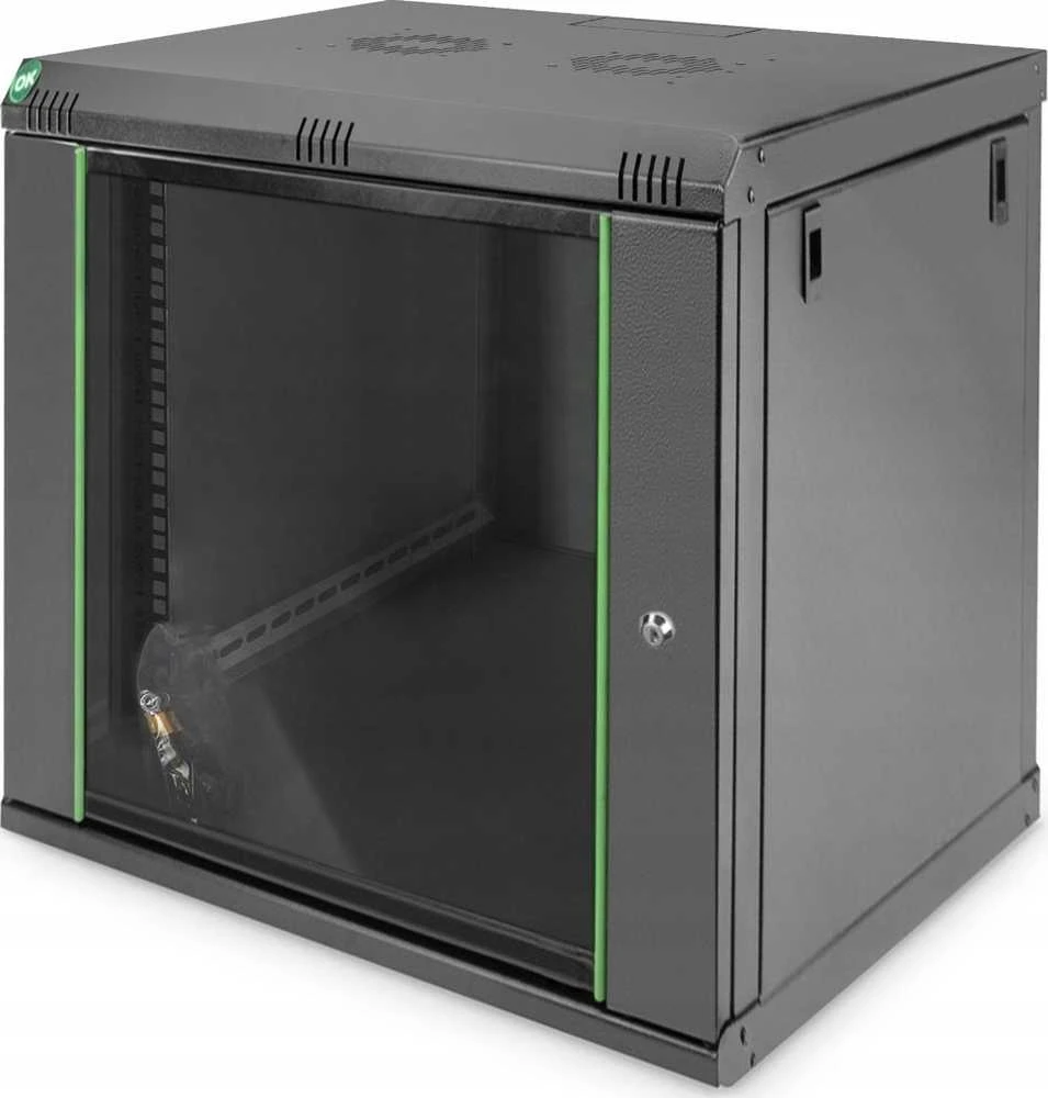 Digitus Wall Mounting Cabinet | DN-19 12-U-EC-SW | Juodas