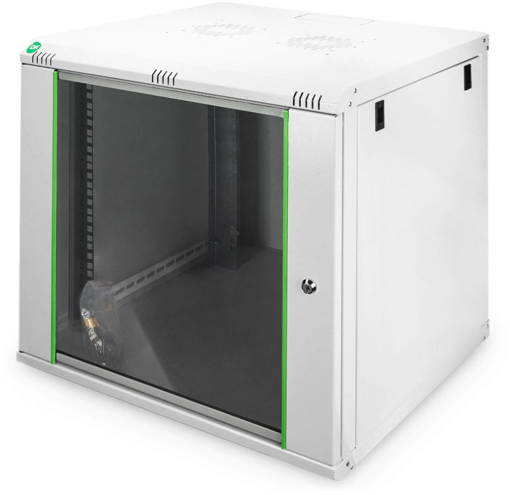 „Digitus“ sieninė spintelė | DN-19 12U-6/6-EC | Šviesus pilkas