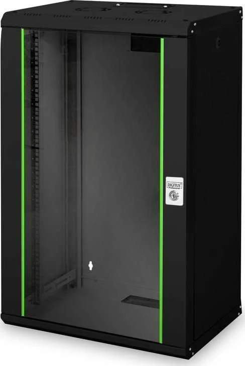 DIGITUS Wandgehuse Unique 20HE 998x600x450mm juodas (Speditionsversand)