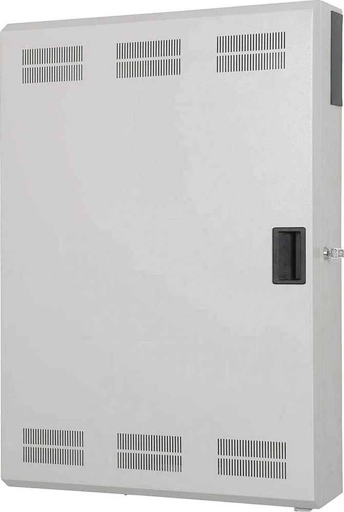 Digitus Spinta jungiama į tinklą wisząca SLIM 19" 3U rack 600x200, drzwi pełne, pilka, niedzielona, złożona, 100kg