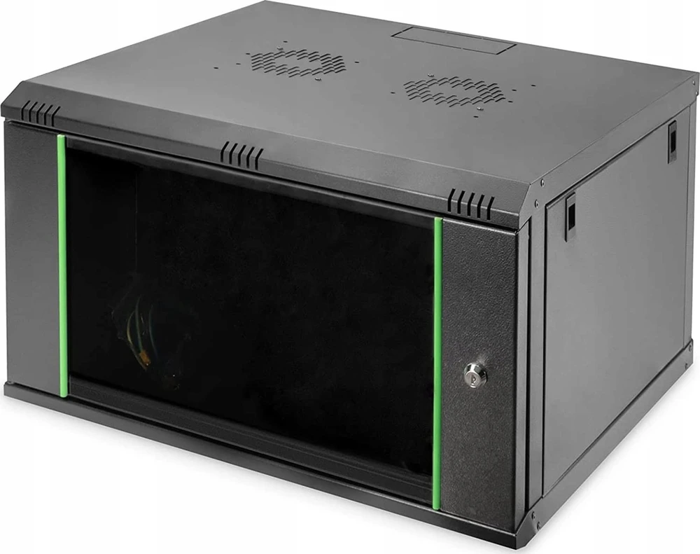 DIGITUS Wandgehuse Dynamic 7HE 385x600x600mm juodas