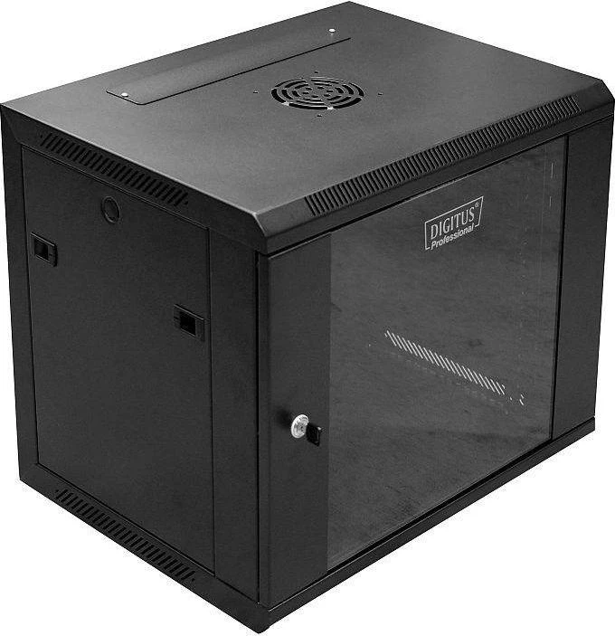 Assmann Electronic DIGITUS DN-W19 09U/450/B Sieninė spintelė 9U 600x450mm juodas RAL 9004