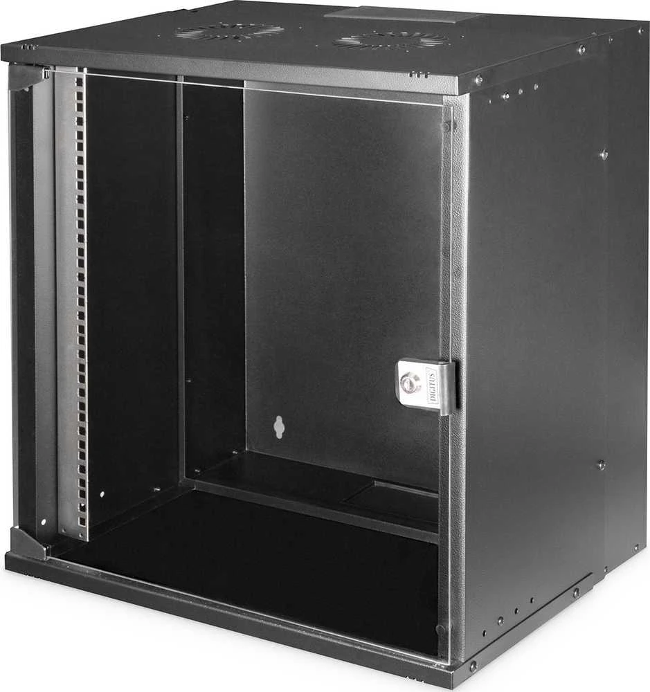 Assmann Electronic DIGITUS 19 colių 12U sieninė montuojama spintelė SOHO PRO 595 x 540 x 400mm juodas
