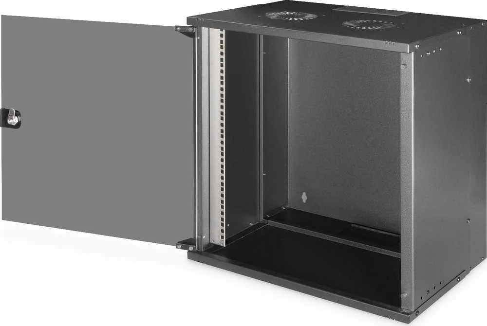 Assmann Electronic DIGITUS 19 colių 12U sieninė montuojama spintelė SOHO PRO 595 x 540 x 400mm juodas
