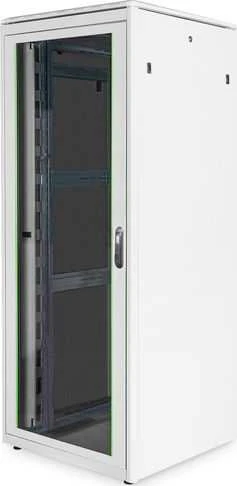 Assmann Electronic DIGITUS Tinklo spinta 19inch 42U pilkas 8/8 H2053mmxB800mmxT800mm su stiklinėmis durelėmis įsk. 28xSreew-Set iki 600KG