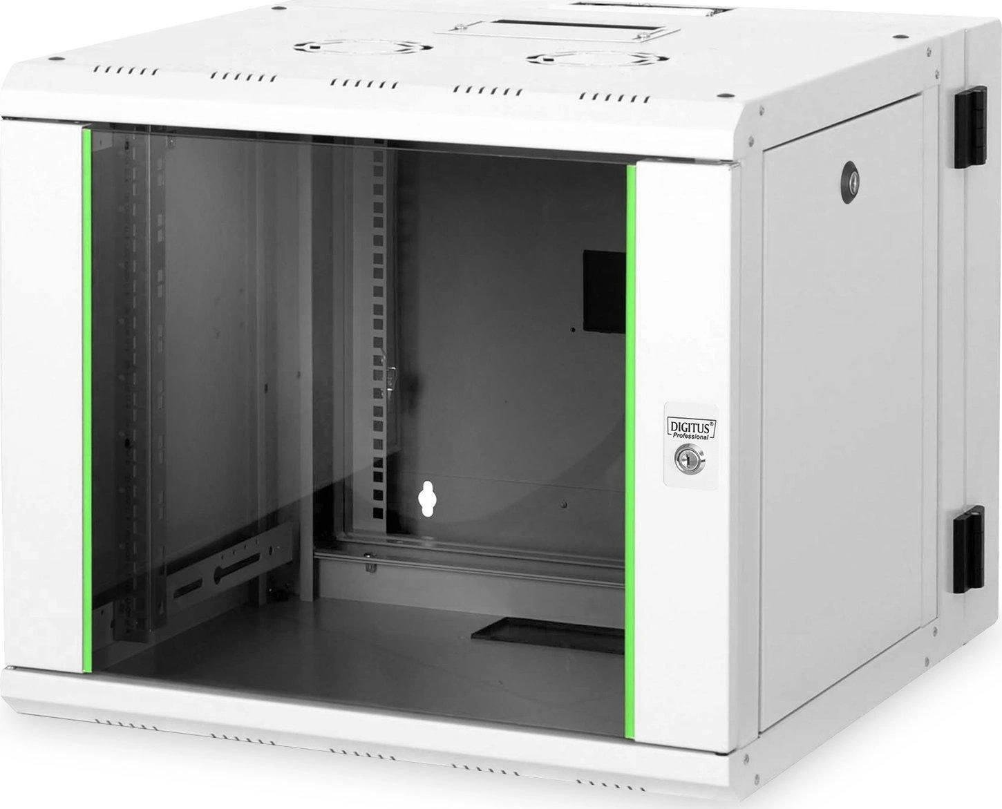 DIGITUS Wandgehuse Unique 9HE 509x600x600mm grau SR (Speditionsversand)