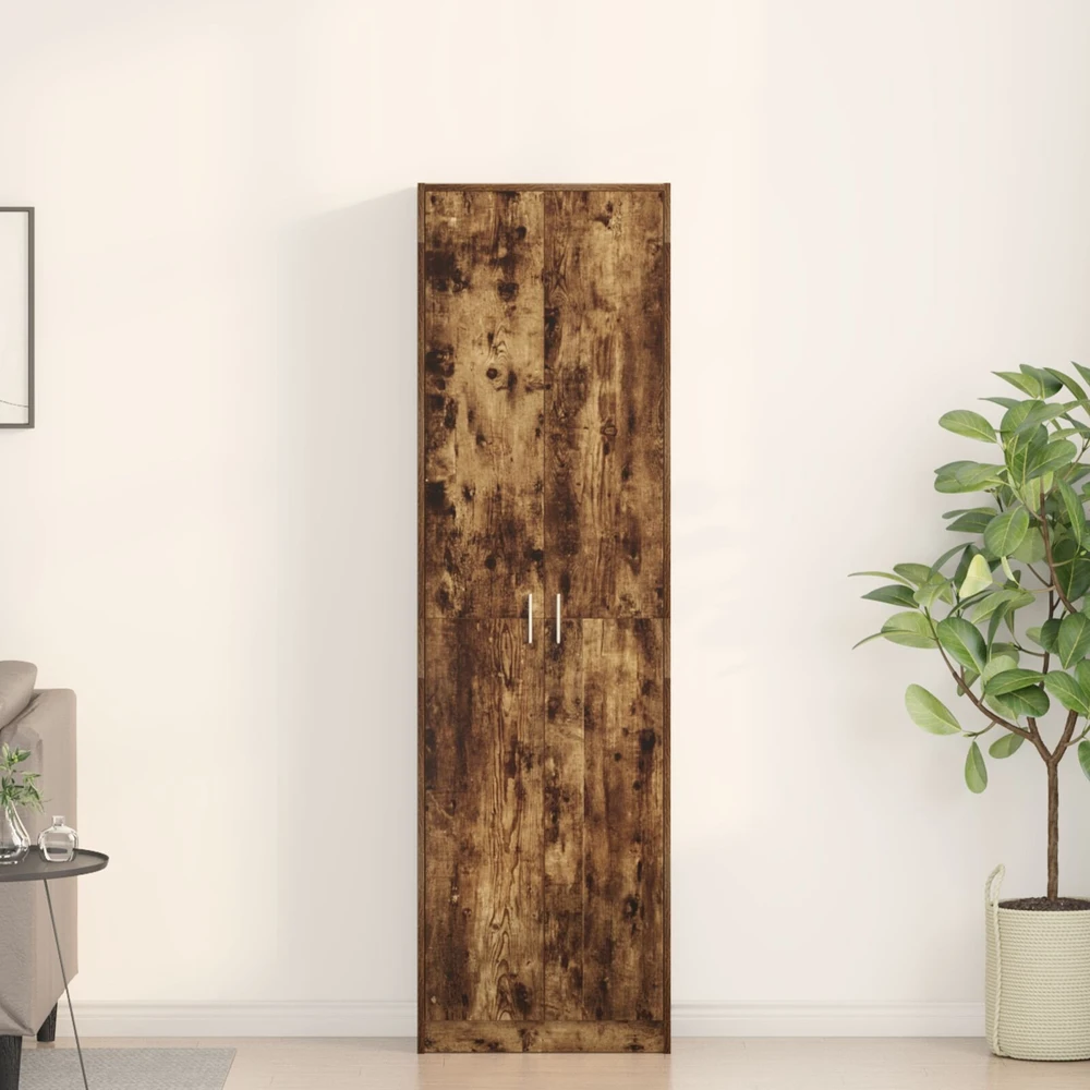 Spinta Rūkyta ąžuolas 55 x 25 x 189 cm Apdirbta mediena