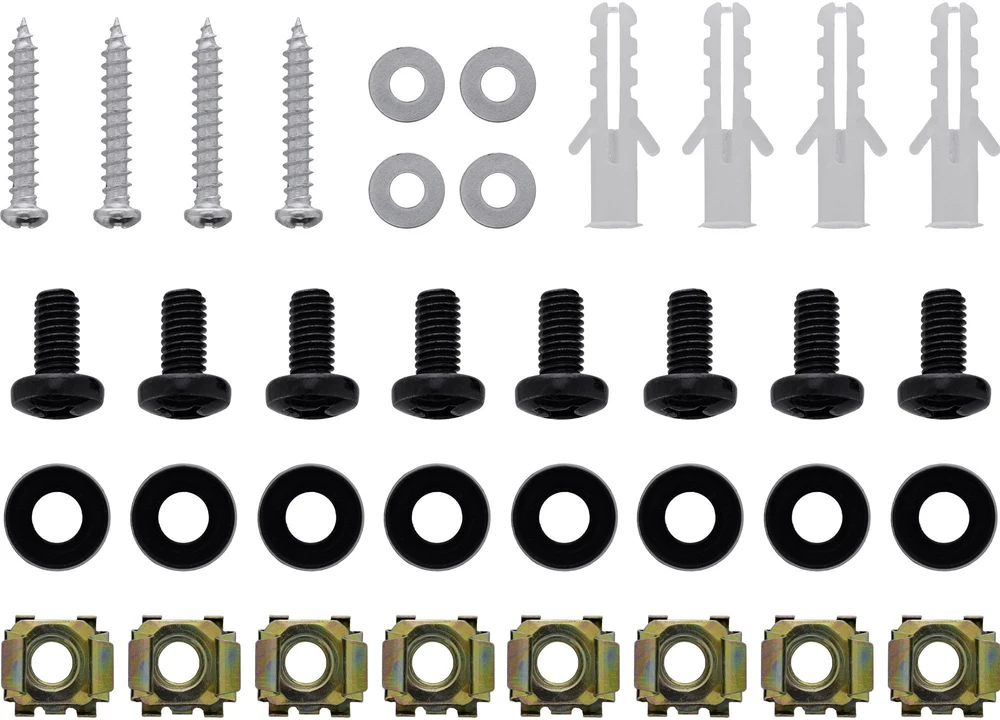 Eaton InLine 10 Mini Rack sieninis laikiklis 2U 7,6 cm gylis juodas