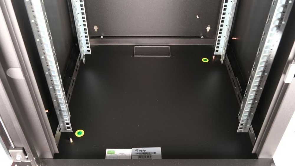 Equip 19 Netzwerkschrank Glastr PM 600x600mm 12HE juodas