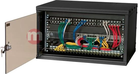 Equip TRITON 19" vientisa spintelė 4U/400mm - išdėstyta FLAT PACK, juoda