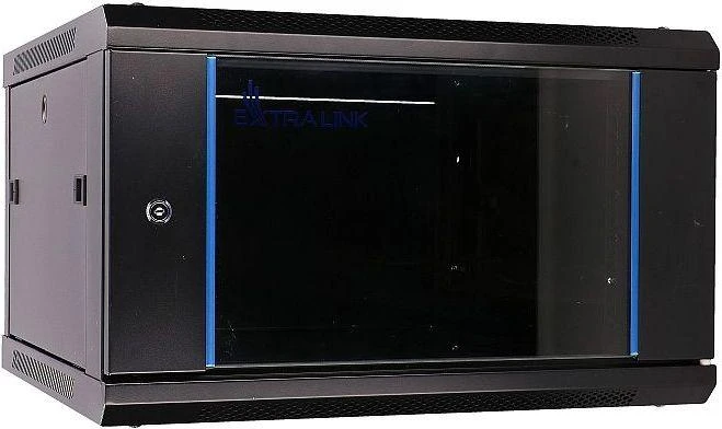 Extralink EX.7232-6U 600x600 Juoda | Spinta stovas | montuojamas ant sienos