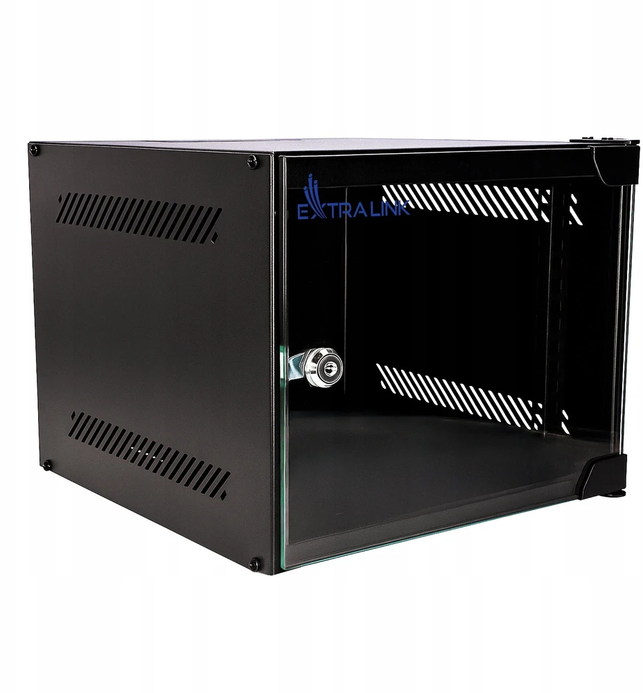 „Extralink Lite“ 4U 10" 280X310 prie sienos montuojama spintelė, juoda