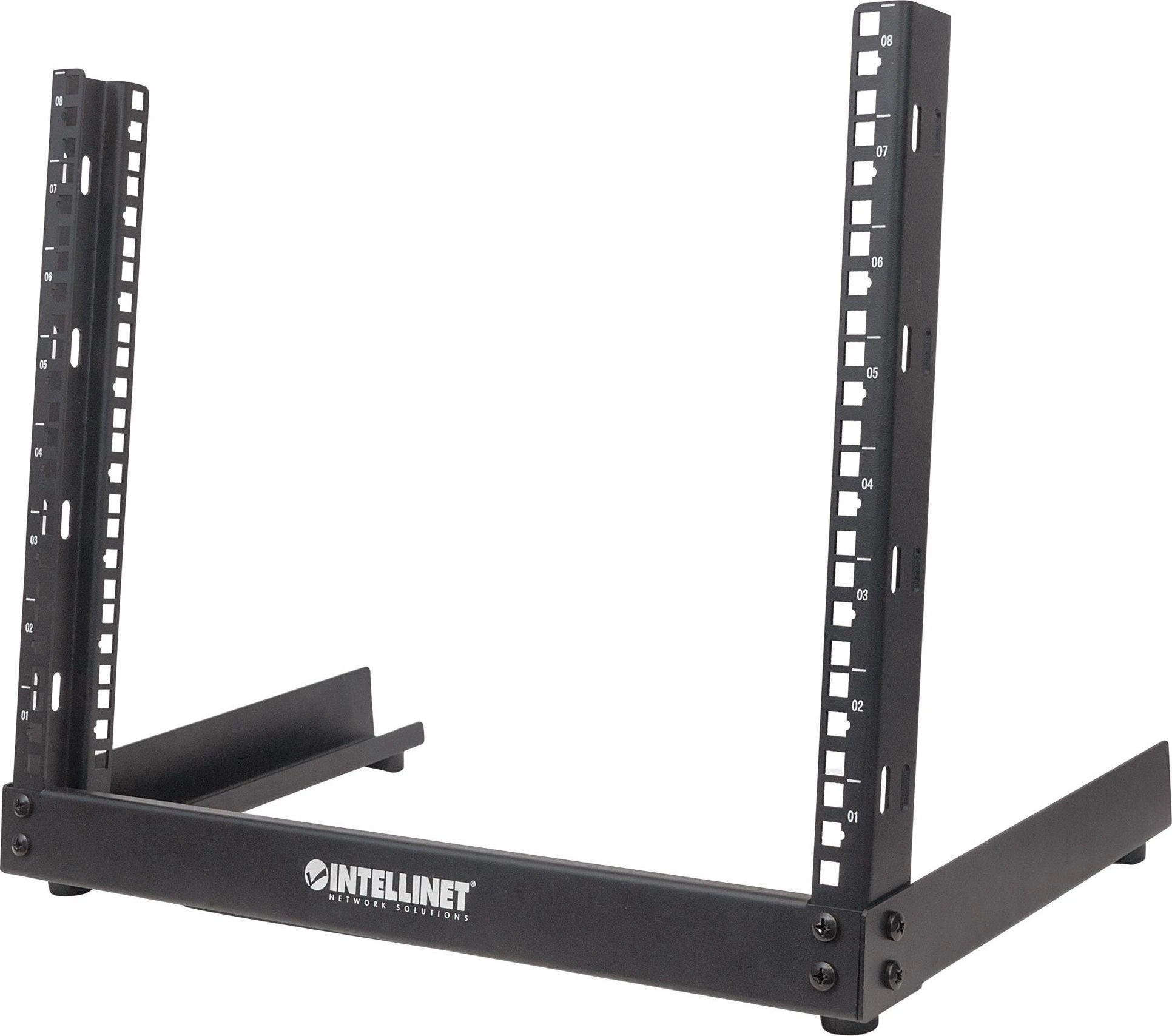 Intellinet 19'' atviro rėmo spinta 8U, juoda