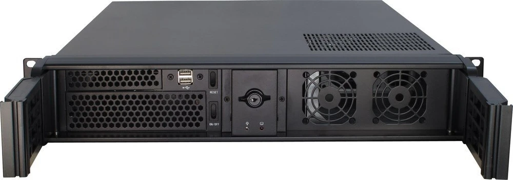 Spinta Inter-Tech Rack Juodas Ipc 2U-2098-Sl