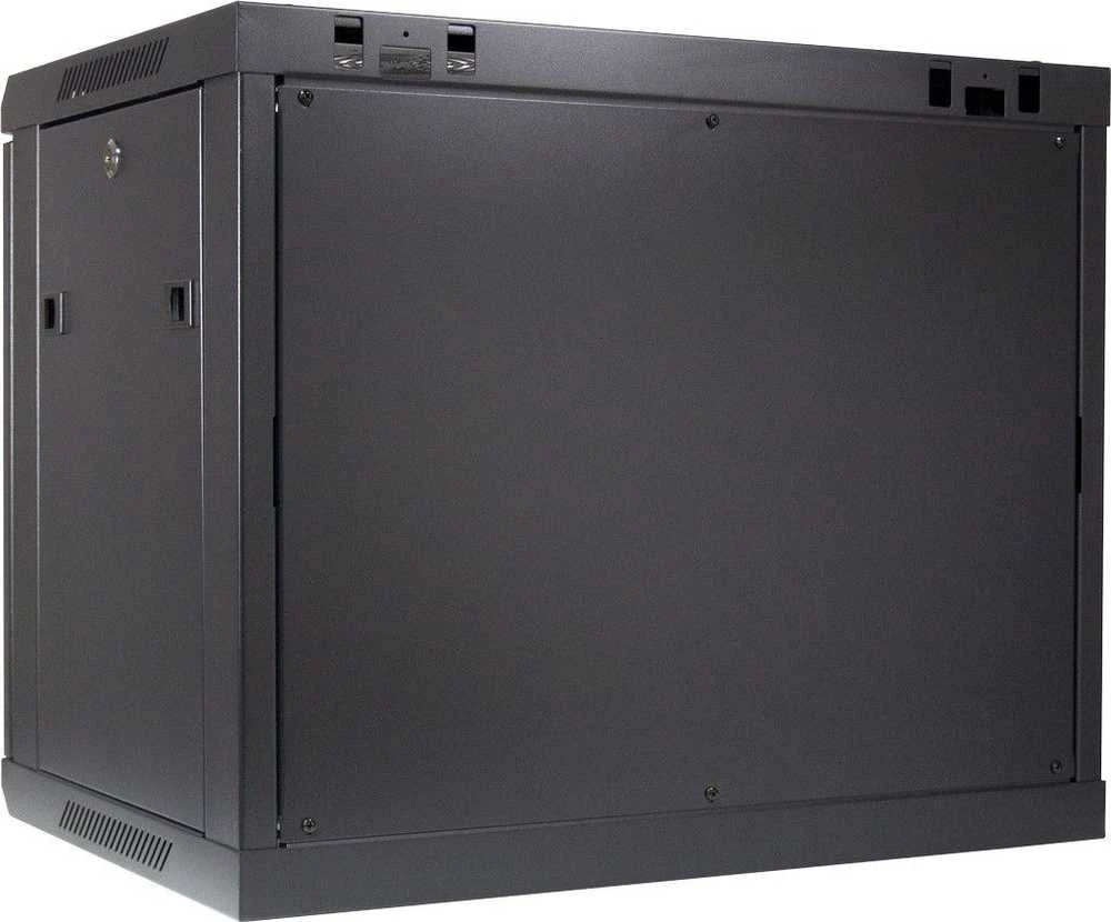 Inter-Tech SMA-6409, Prie sienos montuojamas stovas, 9U, 30 kg, Raktas su raktu, 16,7kg, Juoda