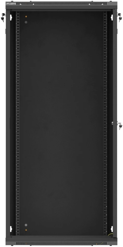 Spinta Lanberg montuojama RACK pakabinama 19'' 27U 600X600 juoda metalinėmis durelėmis (FLAT PACK) (WF01-6627-00B)