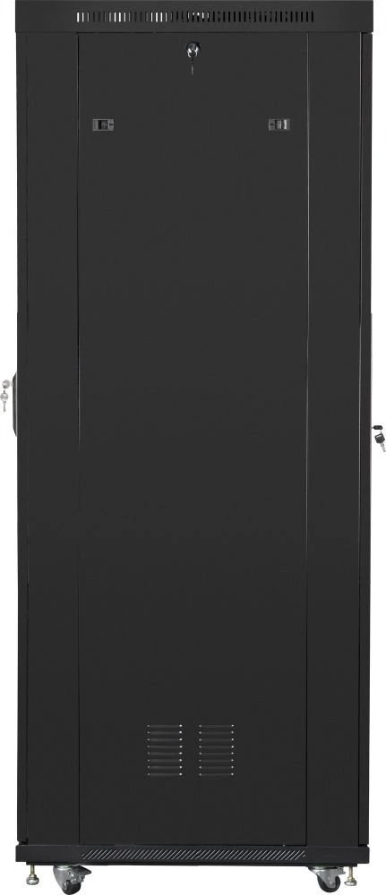 Lanberg grindų spintelė 19" 42U 800x800 juoda perforuotos durelėmis LCD