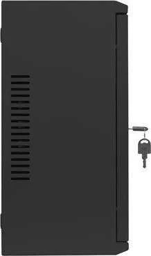 Lanberg | Rack spintelė 19" prie sienos montuojama 4U+3U/540x200 žemo profilio | WAF1-5203-04-00B | Juodas