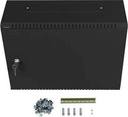 Lanberg | Rack spintelė 19" prie sienos montuojama 4U+3U/540x200 žemo profilio | WAF1-5203-04-00B | Juodas