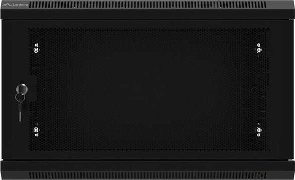 Lanberg pakabinama spintelė 19" 6U 600X450 juoda perforuotos durys