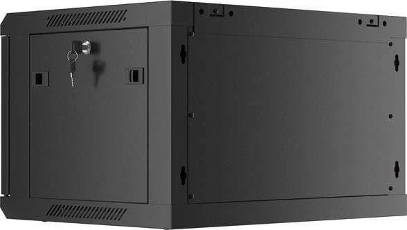 Lanberg pakabinama spintelė 19" 6U 600X450 juoda perforuotos durys