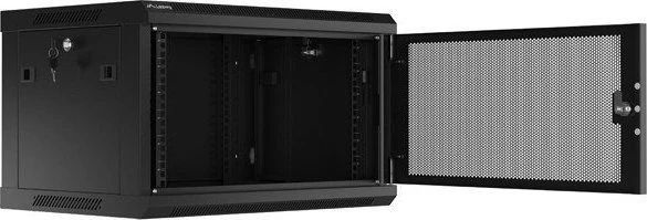 Lanberg pakabinama spintelė 19" 6U 600X450 juoda perforuotos durys