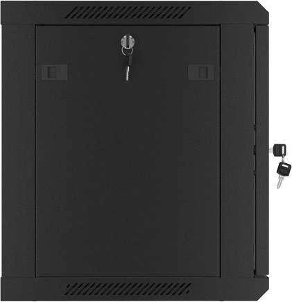 Lanberg pakabinama spintelė 19" 9U 600X450 juoda perforuotos durys